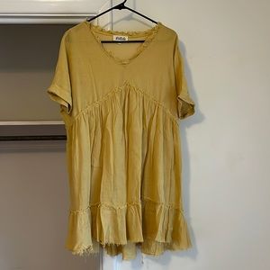 Small yellow dress!